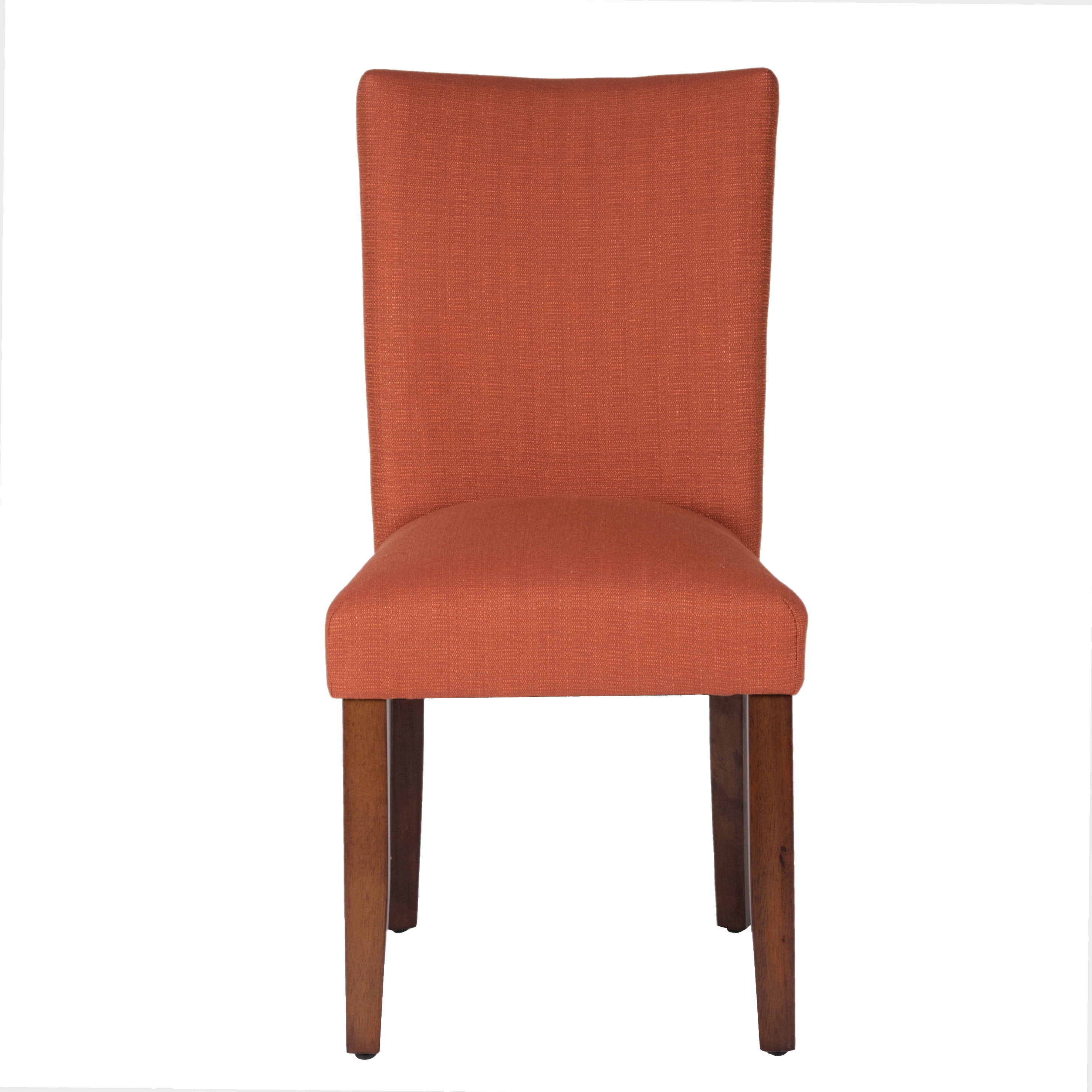 HomePop Parsons Dining Chair, Orange Fabric