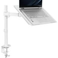 thumbnail image 1 of Support de Bureau pour Ordinateur Portable, Extension Entièrement Réglable avec Pince en C, Convient aux Ordinateurs Portables jusqu'à 17 Pouces, Blanc, STAND-V001LW, 1 of 18