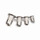 thumbnail image 4 of 200pcs Set de tuerca de remache 304 Cabezal plano de acero inoxidable Pasca de rosca roscada Inserte Nutsert Tap Nuez de remache M3 M4 M5 M6 Kit de surtido, 4 of 6