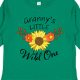 thumbnail image 4 of Inktastic Granny's Little Wild 1 with Beautiful Sunflower Boys or Girls Long Sleeve Toddler T-Shirt, 4 of 5