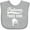 AC-Heather Grey, variant on Inktastic Future Track Star Boys Sports Hurdles Boys or Girls Baby Bib