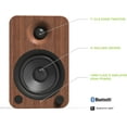 thumbnail image 5 of Kanto YU4WALNUT 140W Speakers - Walnut (Pair) with Kanto SP26PL 26" Stands - Black (Pair) (2022), 5 of 9