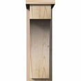 thumbnail image 2 of 7 1/2"W x 14"D x 22"H Huntington Smooth Corbel w/Backplate, Douglas Fir, 2 of 9