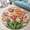 Butterfly10, variant on Round Area Rug, Book Lover Library Non-Slip Floor Mat, Soft Washable Carpet for Living Room Bedroom Decor 24 Inch