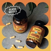 Papaya Enzymes & Organic Papain Enzyme Capsules - 600mg 100 Pills, Organic Papaya Powder Digestive Super Fruit Capsules