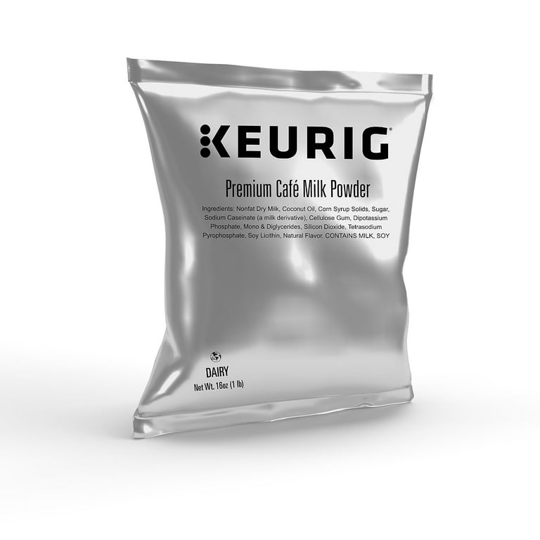 Keurig Premium Cafe Milk Powder - 1 lb (16 oz) - 12/Carton Keurig Premium Cafe Milk Powder - 1 lb (16 oz) - 12/Carton