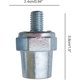 thumbnail image 2 of Conector de Terminal de batería Universal Positivo Negativo, 2 uds., plateado, 2 of 5