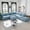 Antique Blue + Chenille + 8 Seat, variant on Side Armrest for Modular Sofa combo parts Pair of Armrests for Sectional Modular Couch