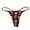 Gold, variant on Print Low Rise Thongs for Women Fashionable Panties for Women Underwear