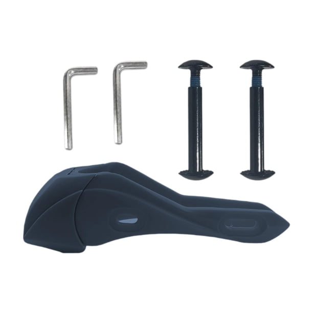 Bloque de freno de patinador enrollador Piezas de patines en línea en línea sin deslizamiento de skate en línea tapón de freno de skate resistente Negro