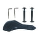 thumbnail image 1 of Bloque de freno de patinador enrollador Piezas de patines en línea en línea sin deslizamiento de skate en línea tapón de freno de skate resistente Negro, 1 of 9