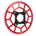 thumbnail image 2 of Plato y adaptador BCD 52T 104, aleación de aluminio, accesorios de modificación de batería de litio para motor Bafang Mid Drive, color rojo, 2 of 14