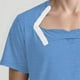 thumbnail image 5 of Blusas y camisas de manga corta y cuello redondo para hombre, de color liso, para recuperación posoperatoria, extraíbles, de manga corta, con botones laterales totalmente abiertos, adaptables, de poli, 5 of 5