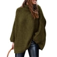 thumbnail image 1 of Suéter PRETTYGARDEN 2025 Otoño Cuello Alto Tejido Grueso XL, 1 of 8