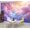 Color 4, variant on Enchanted Forest Wallpaper Soft Pink Purple Sunset Clouds Dreamy Sky Peel and Stick Wall Murals 69"H x 96"W Removable PVC Wall Paper Self-Adhesive Wall Paintings for Bedroom Living Room