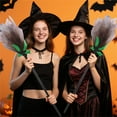 thumbnail image 4 of Stijggn Witches Broom Halloween Decor Animated Light up Moving Broomstick with Spooky Sounds, Dancing Magic Witch Broom for Indoor & Outdoor Porch Halloween Party Decorations, 4 of 9
