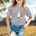 thumbnail image 2 of ibiyuan Girls T Shirts Size 6 Short Sleeve Girl Tops Size 7-8 Kids Shirts Girls 5-6 Crewneck Graphic Print Tees Quality Toddler Girl Summer Clothes,8-9 Years, 2 of 4