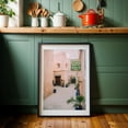 thumbnail image 6 of Marrakesh Souks - Marrakesh Marrakesh-Safi Morocco Photography Architecture Travel Poster Street Photography Vintage Botanical City Pastel Black Framed Wall Art Print 8 x 12 inches, 6 of 8