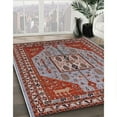 thumbnail image 2 of Ahgly Company Indoor Rectangle Mid-Century Modern Rosy Brown Pink Oriental Area Rugs, 5' x 7', 2 of 6