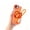 orange, variant on 360° Rotatable Magnetic Case for iPhone 17e/iPhone 16e/iPhone SE 4, Military-Grade Shockproof Phone Cover with Acrylic Translucent Back and Detachable Lanyard