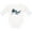 AA-White, variant on Great White Shark Boys or Girls Long Sleeve Baby Bodysuit