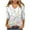 White Tops for Women_P, variant on CYMMPU Women's Basic Tees Tunic Tops Swing Shirts Summer Fall Floral Printed 3/4 Length Sleeve Vintage V-Neck Business Work Blouses 2025 Clothes Navy L