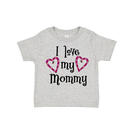

Inktastic I Love My Mommy- Hearts Gift Toddler Boy or Toddler Girl T-Shirt