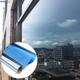 thumbnail image 3 of Porfeet One Way Window Film Shade Sun Non-Adhesive Explosion-proof Non-fading Insulation Film for Home(Grey Silver 60*100cm), 3 of 10