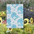 thumbnail image 2 of SKYSONIC Kawaii Smiling Baby Dolphin Double-Sided Printed Garden House Sports Flag - 28x40in Polyester Decorative Flags for Courtyard Garden Flowerpot, 2 of 2