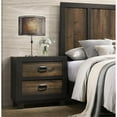 thumbnail image 2 of Picket House Furnishings Harrison 2 Drawer Nightstand in Walnut, 2 of 10