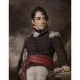 thumbnail image 2 of Thomas Sully 15x18 Gold Ornate Wood Frame and Double Matted Museum Art Print Titled - Portrait of Jean Terford David (1813), 2 of 4