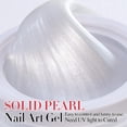 thumbnail image 4 of Gel de uñas Double Rhythm 3D Pearl Sculpting, 15 g, plata y seda, 4 of 9