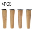 thumbnail image 3 of AFQH 4PCS Sofa Leg Furniture Leg Screw Solid Wood Leg Wooden Table Cabinet Leg, 3 of 10