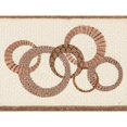 thumbnail image 2 of Authentic Hotel and Spa  Turkish Cotton Circles Embroidered Latte Brown 4-piece Hand Towel Set, 2 of 2