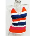 thumbnail image 2 of Chaps Multicolor Striped Halter Tankini Swim Top Swimwear Women's 6, 2 of 3