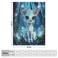 thumbnail image 4 of Orinice Cute Deer Blanket Super Soft Comfortable Warm Anti-Pilling Blanket Suitable for All Seasons Bed Linen Sofa and Plush Decoration Travel Camping Blanket 60x80in, 4 of 6