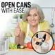 thumbnail image 4 of Abridor de latas manual Zulay Kitchen con abrebotellas, color negro, 4 of 6