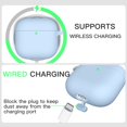 thumbnail image 3 of Funda protectora de silicona Brujula para AirPods 4 2024 Azul, 3 of 6