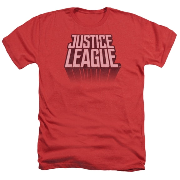 Justice League Movie - League Distressed - Heather Short Sleeve Shirt - Medium