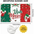 thumbnail image 2 of Mexican Independence Day Banner Viva Mexico Banner Mexico Independence Day Decor Mexican Fiesta Party Decorations and Supplies 5.9x3.6ft, 2 of 5