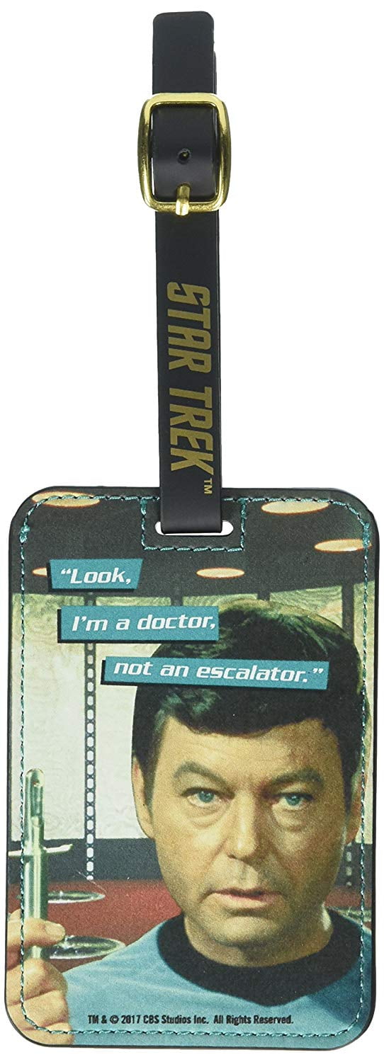 Star Trek Dr McCoy Graphic Luggage Tag