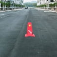thumbnail image 3 of OULII Red EVA Traffic Cone 30x20.5cm for Anti-Collision Warning Sign 1Pcs, 3 of 8