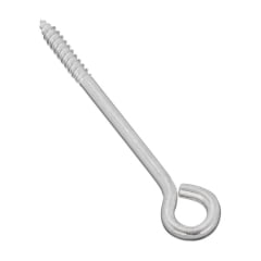 

6PC National Hardware National Hardware - N220-673 - 5 in. L Zinc-Plated Silver Steel Lag Screw Eye - 1/Pack