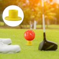 thumbnail image 1 of Tee de práctica de Golf de goma shamjiam con orificio redondo Amarillo, 1 of 8