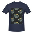 thumbnail image 4 of Bingfone Faces Of The Cat Men'S Loose Fit Short-Sleeve Pocket T-Shirt, 4 of 7