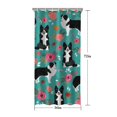 thumbnail image 5 of Border Collie Dog and Flower Florals Shower Curtain 36"x72" ,Bathroom Decorative Shower Curtains Set with 12 Hooks,Modern Waterproof Washable Shower Curtain, 5 of 6
