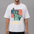 thumbnail image 2 of Men's 100% Cotton Short Sleeve Crewneck Graphic T-Shirt, Soft Breathable Moisture Wicking Casual Basic S-3XL, 2 of 7
