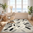 thumbnail image 3 of Design&I 8'x10' Washable Area Rug Extra Large Skid-Resistant Low Profile Long Minimalist Hallway Scattered Featuring Contemporary Entryway for Living Room, Family, 3 of 7