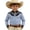 00&Light Blue2908, variant on Tiijoy Boys Western Shirt Kids Long Sleeve Button Down Cowboy Shirt, Black, Sizes 4-13