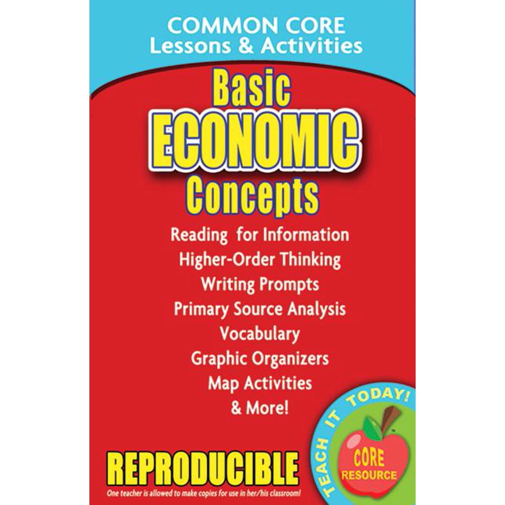 Basic Economic Concepts Common Core Lessons & Activities Walmart